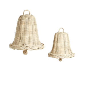 Hot Deal 2024: campanas navideñas de ratán de alta calidad a precios reducidos, perfectas para pedidos a granel y decoración navideña natural - Product Image 3