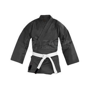 Uniforme de karaté en coton de haute qualité avec logo personnalisé, respirant et léger pour hommes adultes, marque ZAFSA, service OEM - Product Image 3