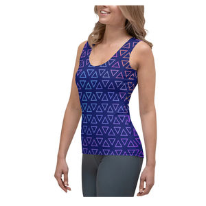 เสื้อกล้ามระบายอากาศได้ดีสำหรับผู้หญิงเสื้อกล้ามออกกำลังกายลำลองสำหรับออกกำลังกายฟิตเนสพิมพ์ลายซับลิเมชัน2025ใหม่ออกแบบได้ตามต้องการฤดูร้อน - Product Image 3