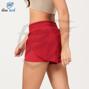 Shorts athlétiques pour femmes Shorts athlétiques de course en polyester personnalisés Shorts personnalisés pour les femmes - Product Image 3