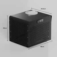 Refroidisseur à eau 1/3HP WiFi App Télécommande Refroidisseur de bain de glace pour la récupération en plongée d'eau froide