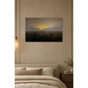 Fida Friedrich Impression sur toile « Lève-ciel au bord de la mer » - Product Image 5