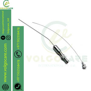 Tubo de succión Frazier en ángulo de 7 pulgadas y 18cm, instrumento médico, 8 Uds. - Product Image 2