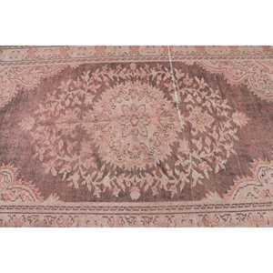 Tapis turc vintage, tapis de 5,2 x 9 pieds, tapis persan rouge brun - Product Image 5