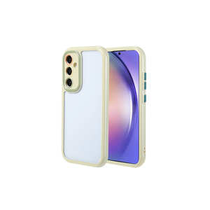 Coque de luxe en silicone Netzy pour Samsung Galaxy A54 5G, étui électroplaqué double face avec design de bord coloré - Product Image 1