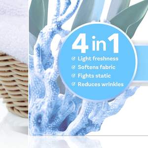 Toallitas Suavizantes para Secadora Downy Light Mega Antibacterial, Desechables, con Aroma Floral, para Uso en la Cocina, 180 Unidades - Product Image 4