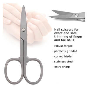 Ciseaux à cuticules de beauté en acier inoxydable de qualité supérieure, lame incurvée, outils de manucure, outils de soin de précision, durables, professionnels - Product Image 3