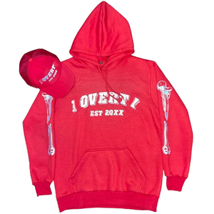 เสื้อกันหนาวแขนยาวมีฮู้ดสำหรับผู้ชายเสื้อขนแกะลายนูนแบบเรียบโลโก้กำหนดเอง - Product Image 6