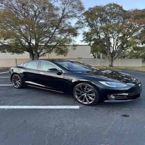 High run 2020 Teslaa Model S AWD de largo alcance Utilizado cuidadosamente con cuero de dirección izquierda Interior Color oscuro Disponible listo para enviar - Product Image 1