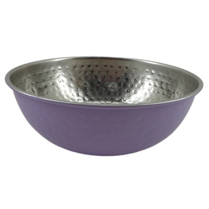 Modern Design Metal Round Serving Bowl <b>Set</b> of 2 Nickel <b>Grey</b> Color Soup Bowl for Dinnerware Bowl Handmade in Bulk - Product Image 3