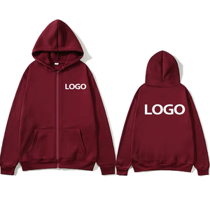 Sudaderas con cremallera con estampado personalizado DIY para hombres y mujeres primavera otoño suelta Casual manga larga pulóver sudaderas ropa deportiva sólida de moda - Product Image 5