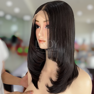 Hermosa Peluca de cierre recto de hueso cabello humano vietnamita - Product Image 3