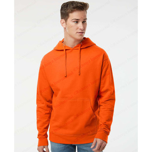 Sweat-shirt à capuche en molleton de coton lourd de haute qualité, tricoté, surdimensionné, sweat-shirts personnalisés pour l'extérieur, sweat-shirts à capuche d'hiver - Product Image 4