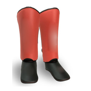 Espinilleras Deportivas de Cuero, Protección Profesional, Ligeras, Duraderas, Ajuste Cómodo para Entrenamiento de Fútbol, Prácticas y Partidos - Product Image 1