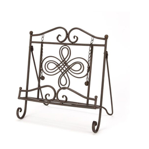 De hierro forjado libro caballete de soporte de pie - Product Image 5