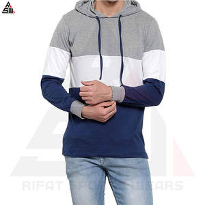 Vente en gros de sweat à capuche en molleton lourd Basics coton mélangé pour hommes sweat à capuche en polaire personnalisé surdimensionné pull tenue décontracté sweat à capuche en polaire - Product Image 6