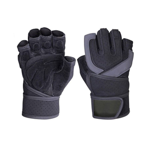 Guantes de gimnasia de levantamiento de pesas ajustables hechos a medida, calidad superior, antideslizantes, antiarrugas, alta elasticidad, calidad superior para unisex - Product Image 1
