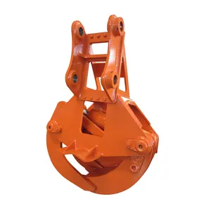 Hongwing hydraulic tree cutter HARDOX blade cutter grapple for 6-8 ton excavator