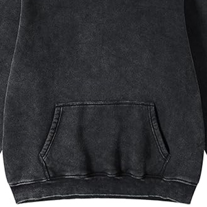 High Quality Men's <b>Black</b> Sweatshirt Quick Dry Breathable Lightweight Plus Size <b>Hoodie</b> Custom Logo Unisex Winter Apparel <b>Plain</b> - Product Image 3