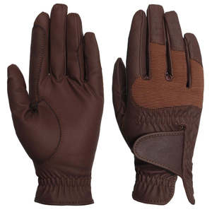 Guantes de equitación exclusivos Servicio OEM Cuero a medida Características ecuestres Equipo de seguridad para carreras - Product Image 2