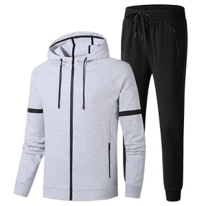 Nuevos conjuntos deportivos para hombre, ropa deportiva, primavera, a prueba de viento, gimnasio, Sudadera con capucha, traje de poliéster, traje deportivo clásico, conjunto para correr para hombre - Product Image 4