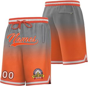 Shorts de basketball personnalisés en maille polyester à séchage rapide, avec logo personnalisé, pour athlétisme, course, gym, fitness, entraînement, unisexe, OEM, ODM, vente en gros - Product Image 4