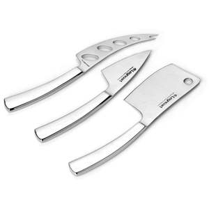 Juego de herramientas para queso de 5 piezas de alta calidad, Color personalizado, 100% algodón, plástico duradero, cuchillos para queso de acero inoxidable, mango de madera - Product Image 2