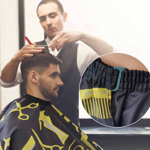 Sublimación Barber Salon Cape Poliéster Nylon Corte de pelo Delantal Capas de corte de pelo Mejor calidad Capas de peluquero con estilo - Product Image 4