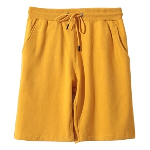 High Quality Customized Mens <b>Shorts</b> Gsm with Drawstring Latest Design Fashion Wear Plain <b>Fleece</b> <b>Shorts</b> for Men's. - Product Image 1