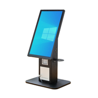 15.6 21.5 pouces bureau LCD écran tactile commande Machine Terminal alimentaire Restaurant Pos libre-service kiosque de paiement kiosques de paiement