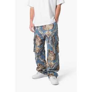 PANTALON CARGO À FLORAUX EN JACQUARD ULTRA BAGGY - Product Image 5