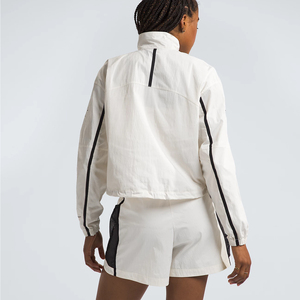 Streetwear réfléchissant personnalisé en deux pièces Ensembles coupe-vent veste courte en nylon Zip Plus Size Techniques imprimées - Product Image 2