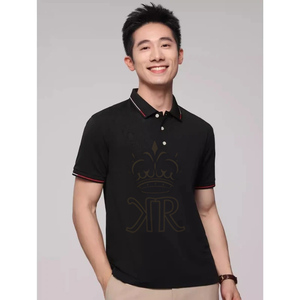 Polo de Verano para Hombre y Mujer con Cuello Camisero, Tejido de Punto Fino Transpirable, Top Tipo Pullover con Combinación de Colores - Product Image 5