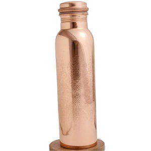 Botella de cobre de la mejor calidad y más vendida con tacto plateado para mejorar la salud y deportes reutilizables gratuitos al aire libre beneficios para la salud Metal - Product Image 5