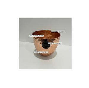 Bol de service en métal martelé doré fantaisie, bol à chocolat en métal martelé à la main pour la maison, bol écologique et vaisselle, prix d'usine - Product Image 1