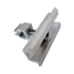 Morsetto centrale con sistema a clic (argento, non trattato) - Product Image 1