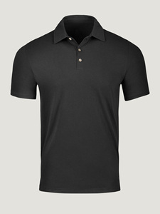 Camiseta Polo Torrey de Carbón Unisex Mezcla de Algodón Premium Suave Transpirable Cómodo Ajuste de Manga Corta para Hombres y Mujeres - Product Image 3