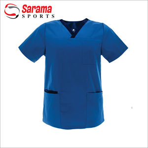 Conjunto de uniforme médico de LICRA transpirable para mujer, ropa de enfermera de tela suave, superventas - Product Image 2