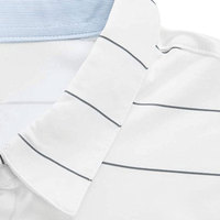Chemises de golf pour hommes en coton 100% uni, grande taille, logo personnalisé OEM en gros