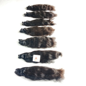 Venta al por mayor 100% Extensiones de cabello humano vietnamita sin procesar Temple Virgin Procesamiento químico crudo Ninguno Estilo de onda - Product Image 5
