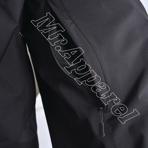 100% Pantalon de neige Baggy imperméable noir de haute qualité avec poches cargo cordon de serrage taille et bas Cinch - Product Image 6