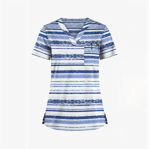 Ensemble d'uniformes médicaux personnalisés pour hommes et femmes, tenue d'infirmière extensible, uniformes unisexes tendance à vendre - Product Image 1