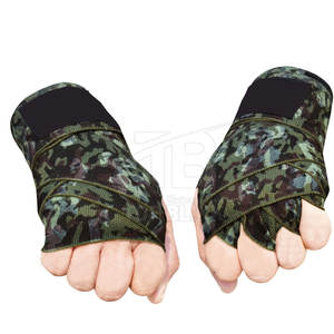 ผ้าพันมือยกน้ำหนักสไตล์ล่าสุดสำหรับฝึกออกกำลังกายผลิตภัณฑ์ OEM - Product Image 3