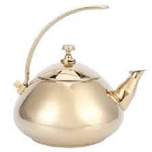 Alta calidad hecho a mano diseñador Dallah mejor calidad al por mayor té y café olla decorativa 1000ml olla de Metal - Product Image 5