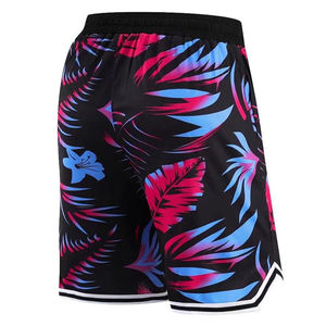 Short imprimé taille moyenne décontracté confortable pour hommes Polyester Tissu Oxford Basketball Mesh Short Service OEM en gros - Product Image 2