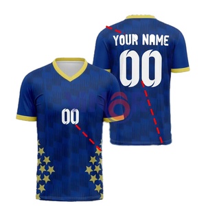 Bajo MOQ 2025 Camiseta de fútbol para hombres Camiseta de fútbol de alta calidad Camiseta de fútbol personalizada para hombres a la venta OEM ODM con servicio - Product Image 5