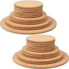 Ensemble de 6 sous-verres de plateaux de service en bois de noyer de haute qualité pour dessus de table dans la cuisine ou le salon - Product Image 2