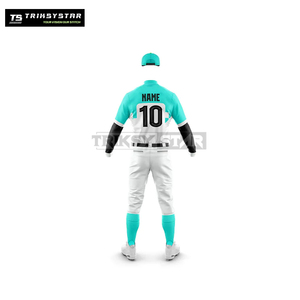 Uniformes d'équipes de baseball Impression par sublimation personnalisée Ensemble de pantalons de baseball en jersey vierge pour hommes Vêtements de l'équipe personnalisés pour jeunes - Product Image 2