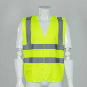 Chaleco reflectante de trabajo para hombre, ropa de trabajo de seguridad de alta visibilidad, transpirable, ligero, cómodo, chaleco reflectante para exteriores - Product Image 1