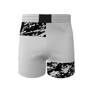 2024 sublimado personalizado color blanco diseño MMA corto, transpirable Digital impreso Pantalones cortos, logotipo personalizado Unisex Fight Shorts para la venta - Product Image 2